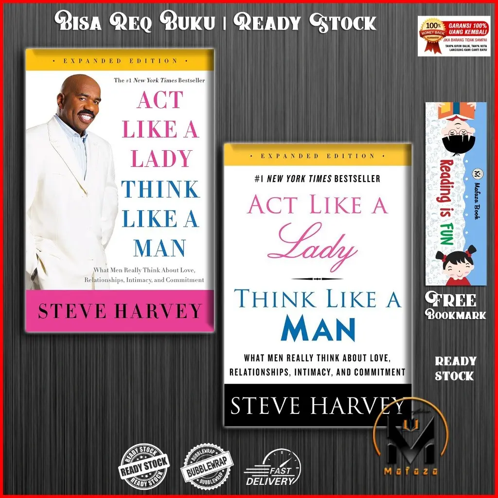 Act Like a Lady, Think Like a Man, Expanded Edition by Steve Harvey (English/Indonesia)