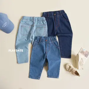 Playdate Celana Panjang Jeans Denim Anak Laki Laki  Perempuan Unisex 1 sampai 7 Tahun
