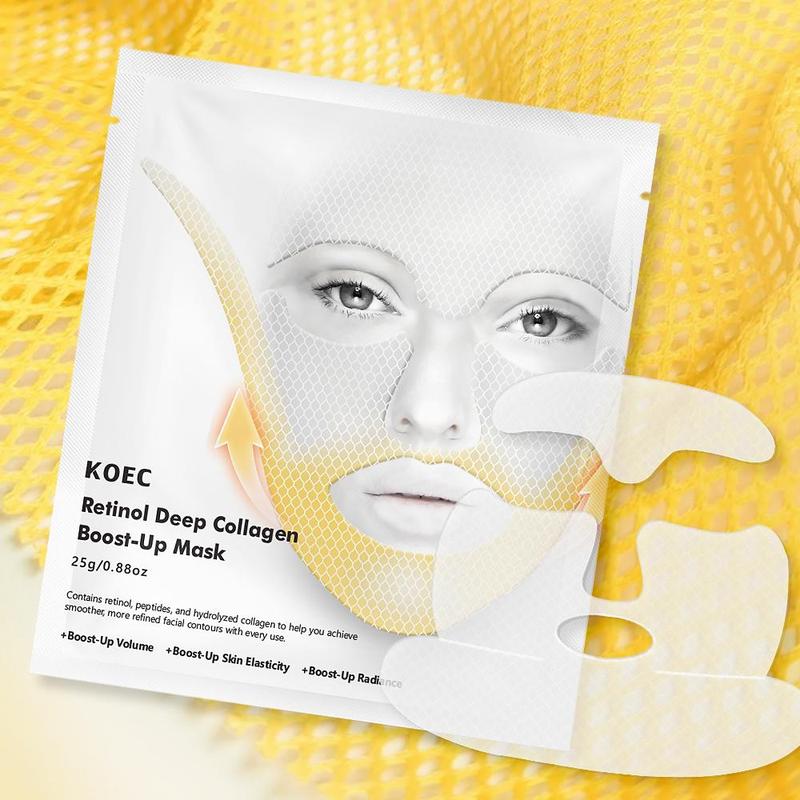 Product Introduction of Collagen Lifting Mask, Moisturizing Facial Masks for Improving Skin Elasticity, Nourishing Facial Skin Care Retinol Product for Women & Men 6