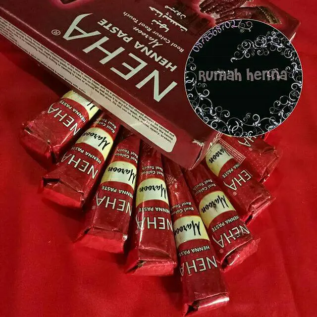 ( DUA PCS ) NEHA HENNA PASTE / HENNA HALAL BPOM