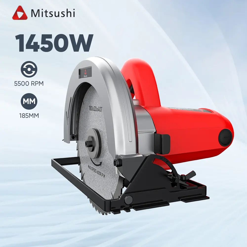 Mitsushi MYJU8801A 1450W 220V Wood and Metal Cutting Circular Saw