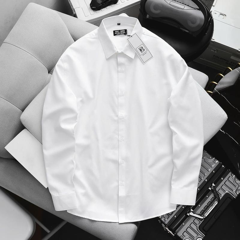 Product Introduction of Hardcode  Áo sơ mi tay dài công sở vải Oxford bigsize nam< 130 kg - oxford Trơn 18