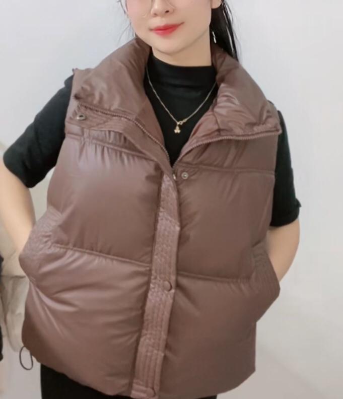 Product Introduction of Áo phao da gile croptop trẻ trung năng phong cách,hàng đẹp Jacket 6