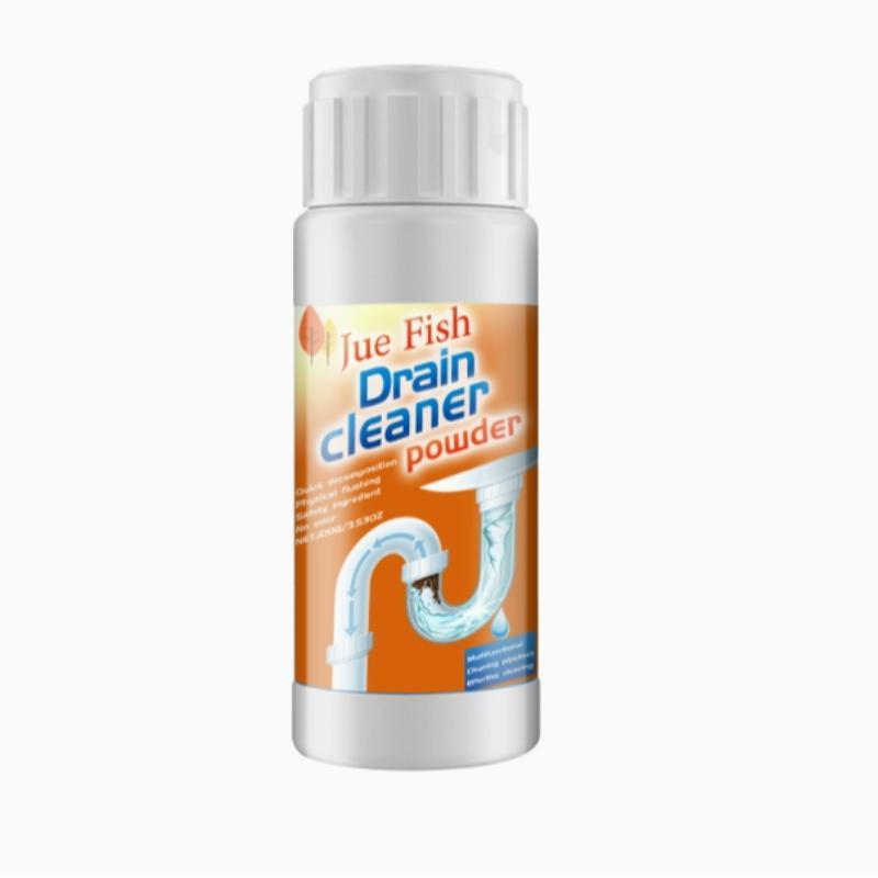 Product Introduction of Drain Cleaner, 1 Count Quick Dissolving Kitchen Sink & Toilet Floor Drain Cleaning Powder, Household Cleaning Product for Kitchen Bathroom Toilet 0