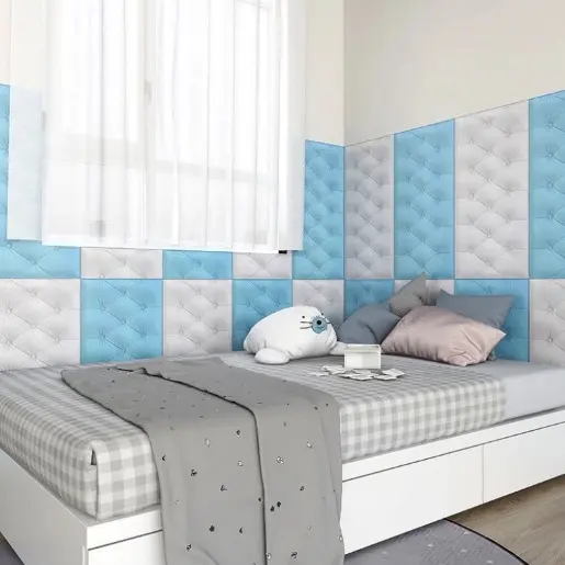 Miếng Dán Tường 3D Dày Dặn Chống Va Chạm Chất Lượng Cao Kích thước: 35 * 70cm, trang trí nhà cửa. Decor Decor Phòng Decal 3