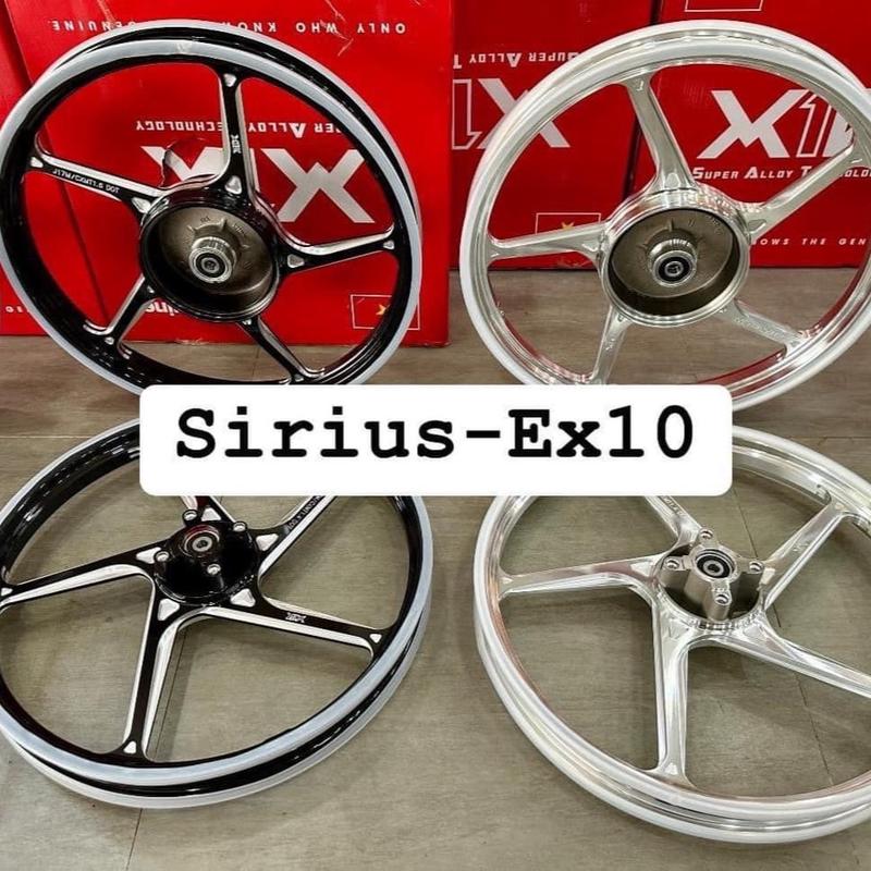 Mâm CNC X1R Ex10 và fu led đen / cam / crom