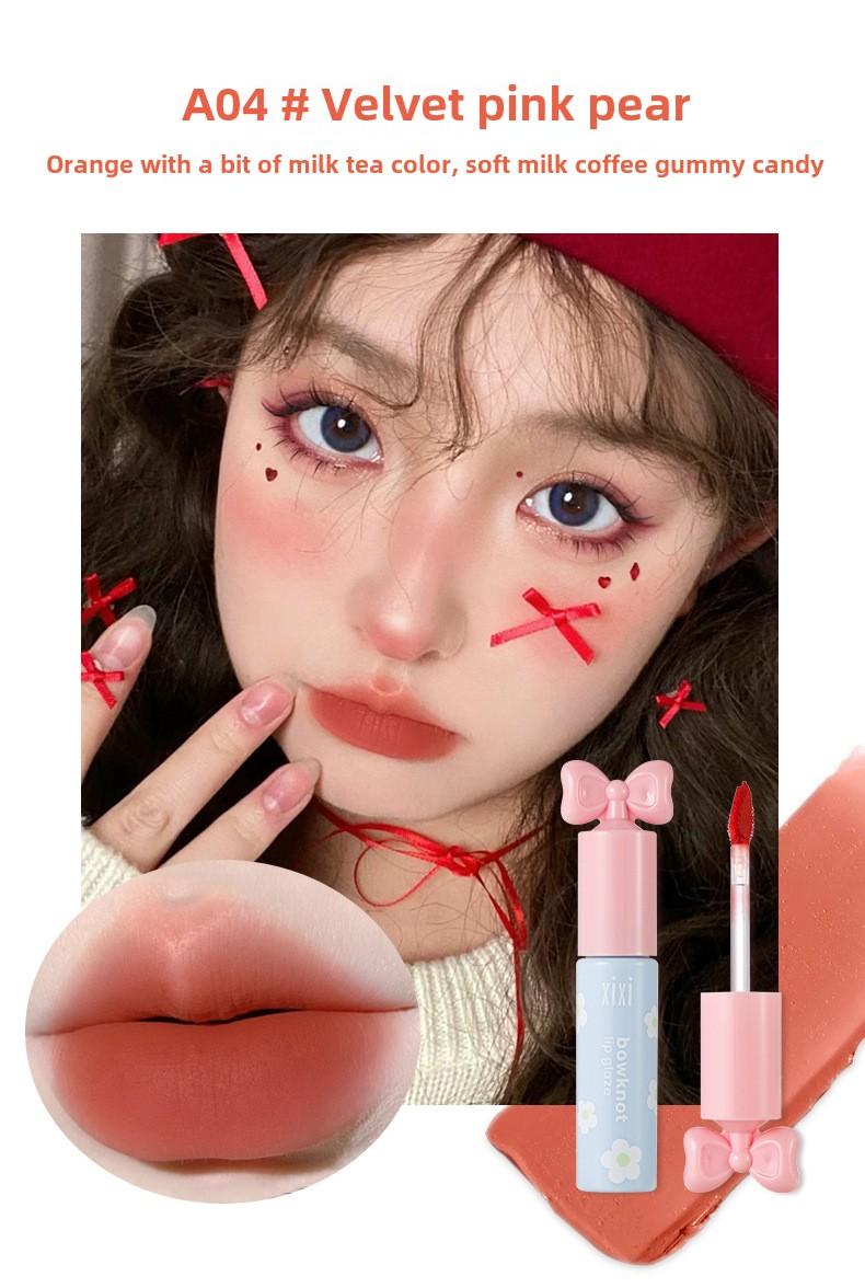 Product Introduction of xixi Manta Flower Velvet Matte Lip Glaze 2 pieces 80% off Velvet matte matte surface is not easy to stain the cup, whitening and not picky about skin color 9