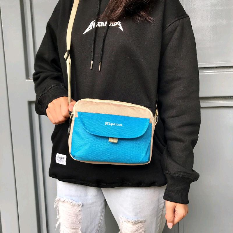 TAPAXCO Tas Selempang Pria Zepeto Slingbag Casual Local Original 4