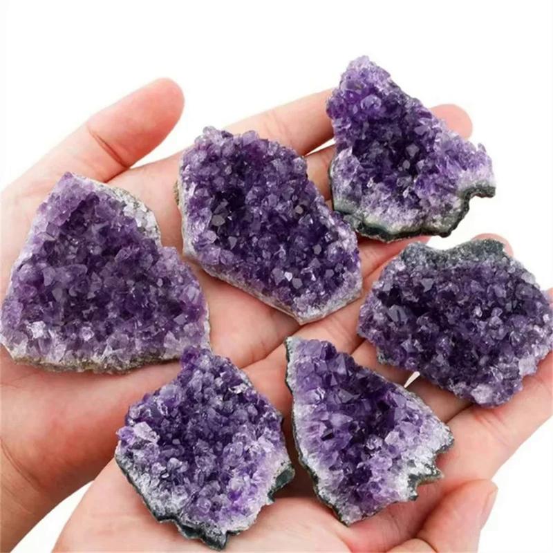 Product Introduction of Natural Stone Purple Pink Brazilian Amethysts Crystals Cluster Druzy Geode Mineral Rock Healing Crystal Point Energy Wand Crafts 2