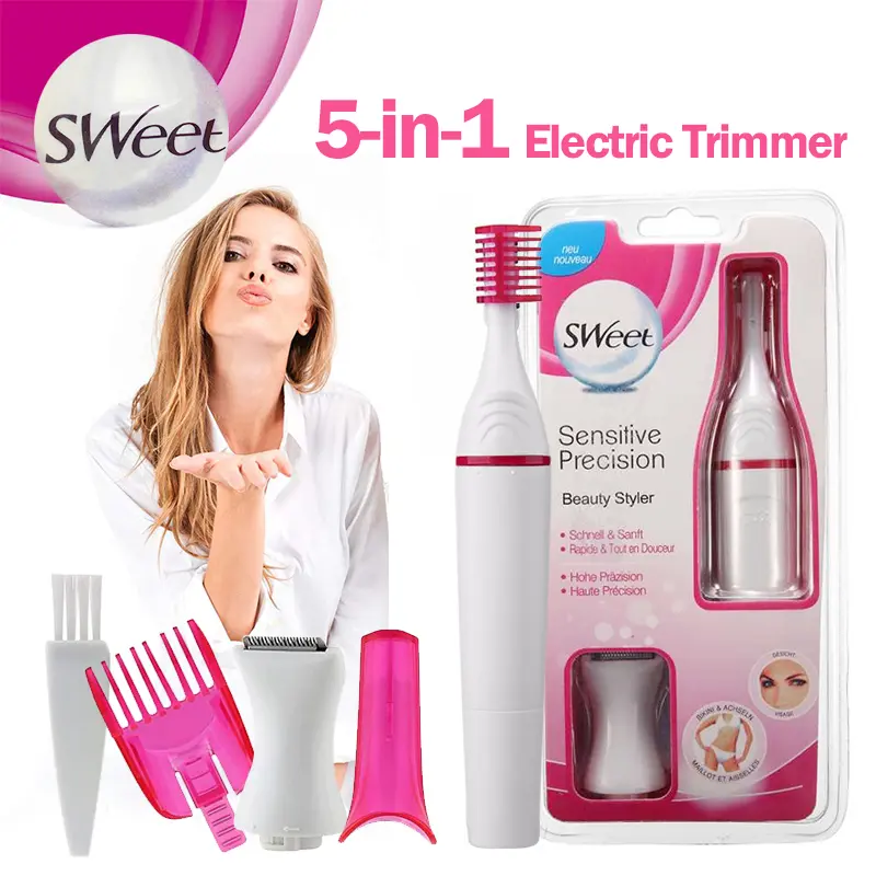 5 In 1 Electric Trimmer Hair Removal Shaver Armpit Hair Body Hair Shaver Machine for Female