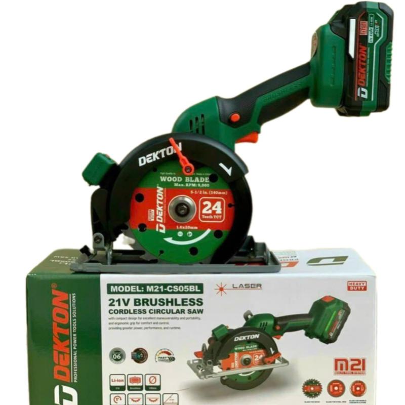 Thân Máy Cắt Cầm Tay Đa Năng Dekton / M21-CS05BL / Brushless / Dùng Lưỡi 125-140mm/ Chân Pin Phổ Thông Makita