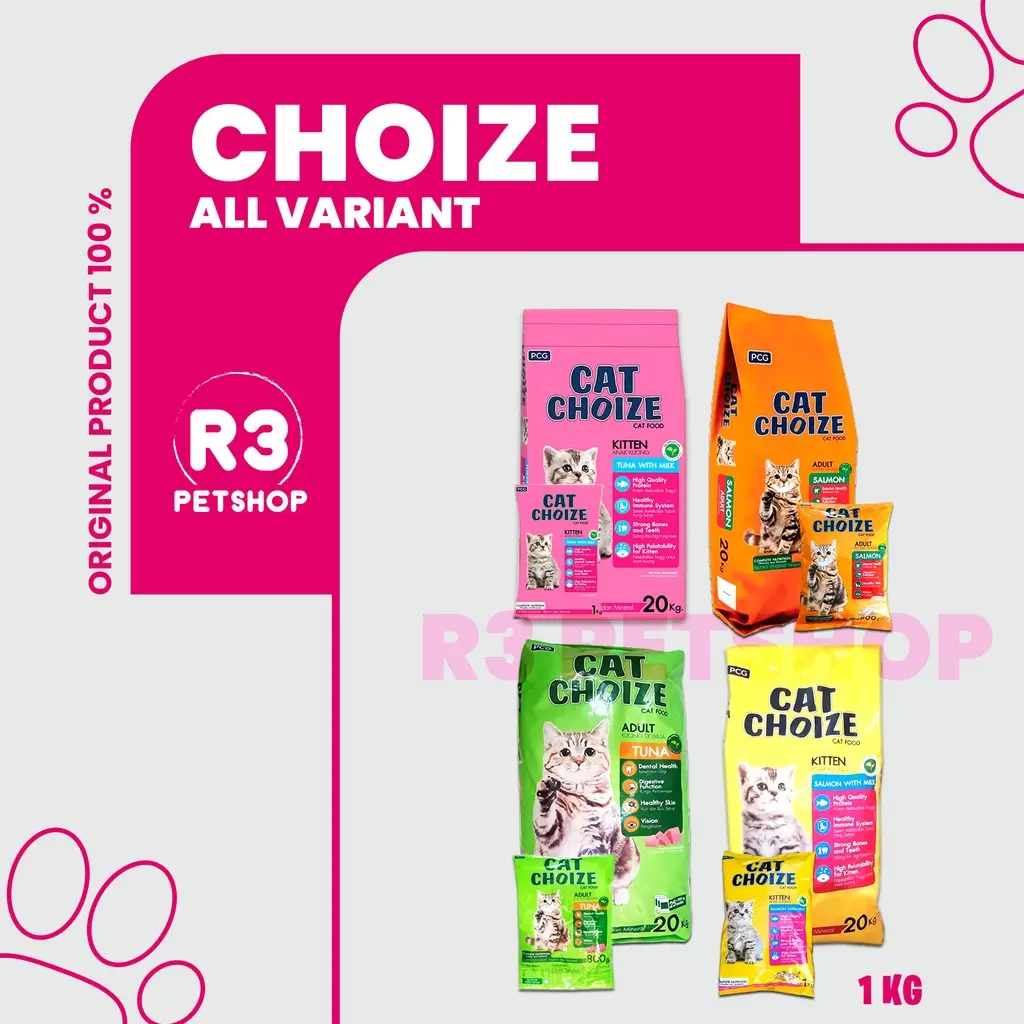Makanan Kucing kering murah CAT CHOIZE Adult dan Kitten