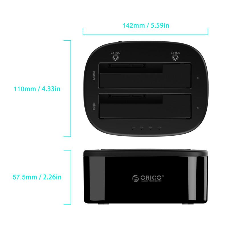 Product Introduction of HDD Box ORICO USB3.0/3.5/2.5 - 6228US3-C - Hàng Chính Hãng 7