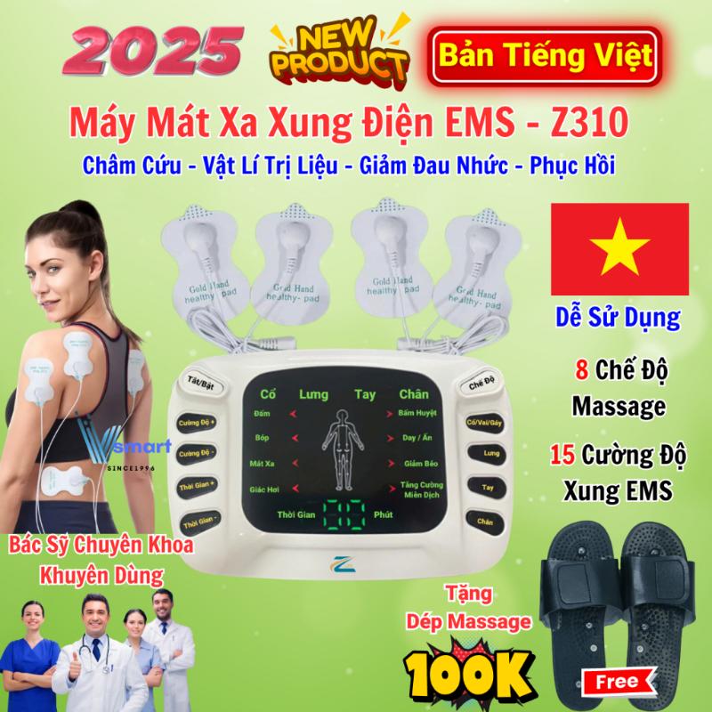 Máy Massage Xung Điện Trị Liệu Vật Lí, Máy Mát Xa Châm Cứu Giảm Đau Nhức Cổ Vai…