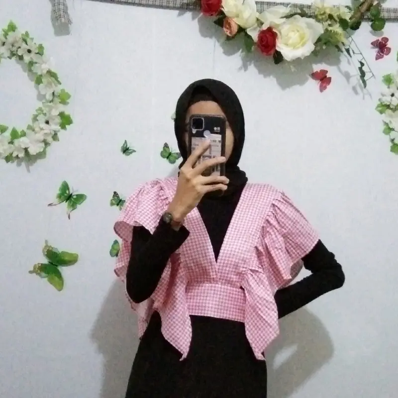 YURA KOREAN TOP | Vest outer | Outer rumbai pita 2