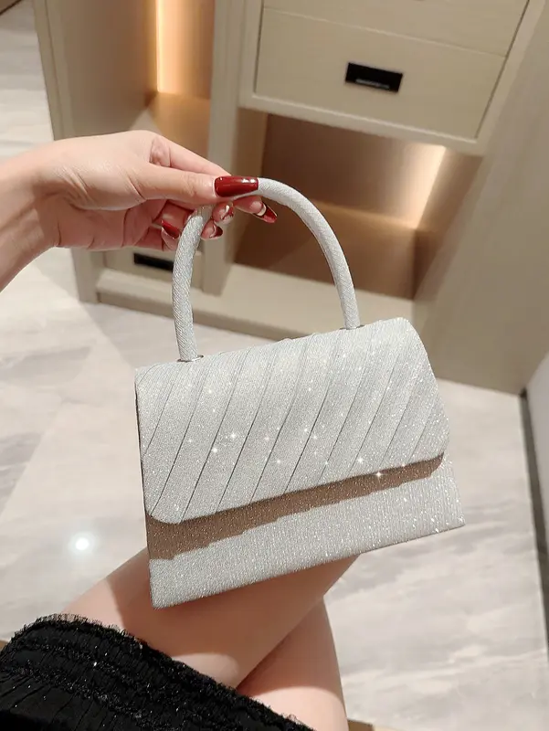 Túi xách nữ SPT46 - Túi cầm tay kim sa , thời trang hottrend nữ 4