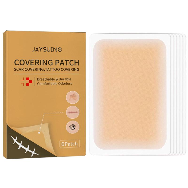 Product Introduction of 6patch Invisible Concealer Patch Skin Tattoo Scar Concealer Cover Patch Waterproof Skin Color Cover Patch 35