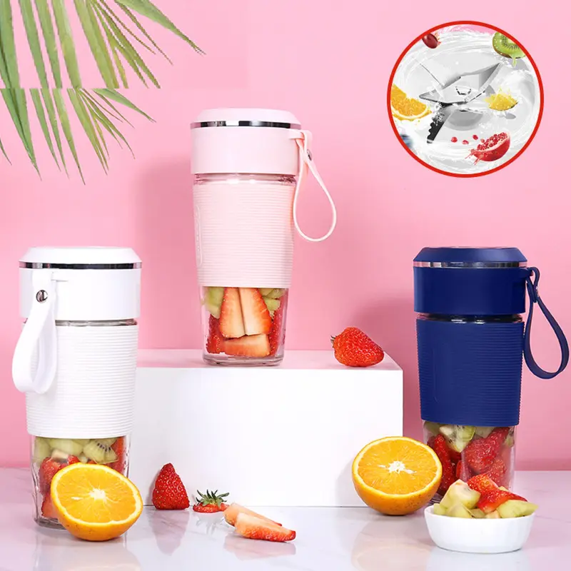 Máy xay Sinh tố Cầm tay mini Dao 4 Lưỡi - Đa năng, Tiện dung, Linh động - Hàng công ty 0
