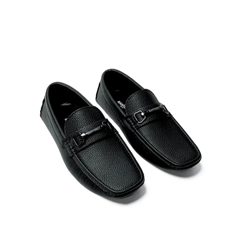 Giày lười nam da nubuck cao cấp, đế cao su êm chân chống trơn trượt mã RT25 6
