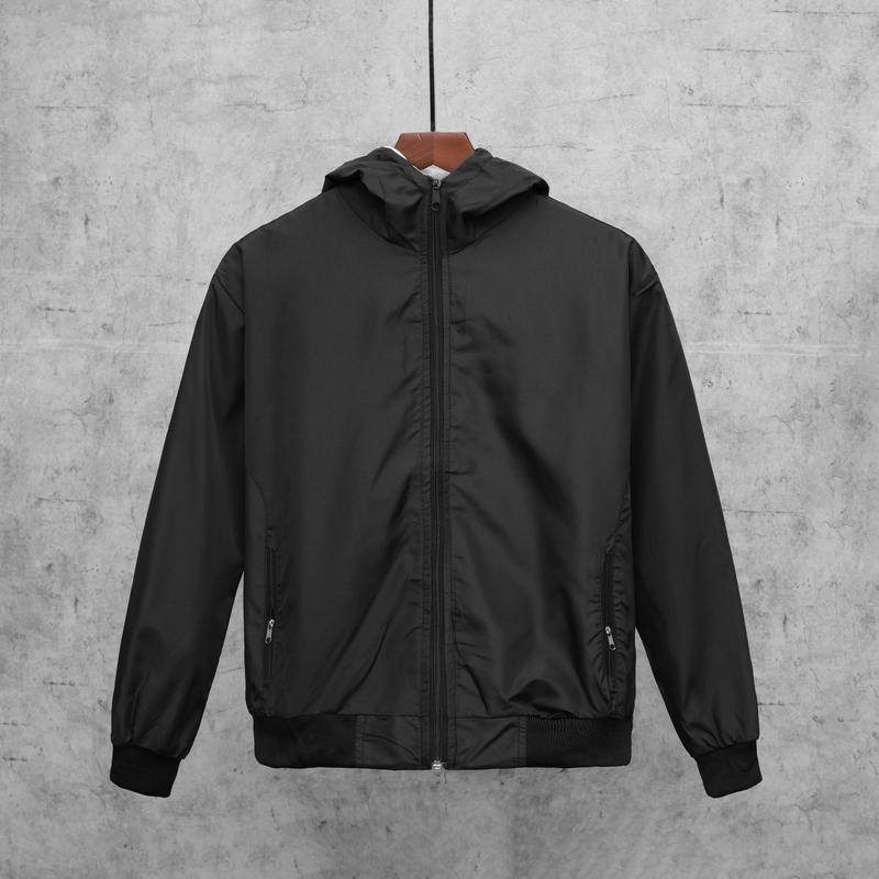 TOP BÁN CHẠY - Áo Khoác Dù ĐEN TRƠN Nam chất liệu dù 2 lớp cao cấp chuẩn from chuẩn đẹp chống nắng chống gió tốt hợp thời trang Jacket