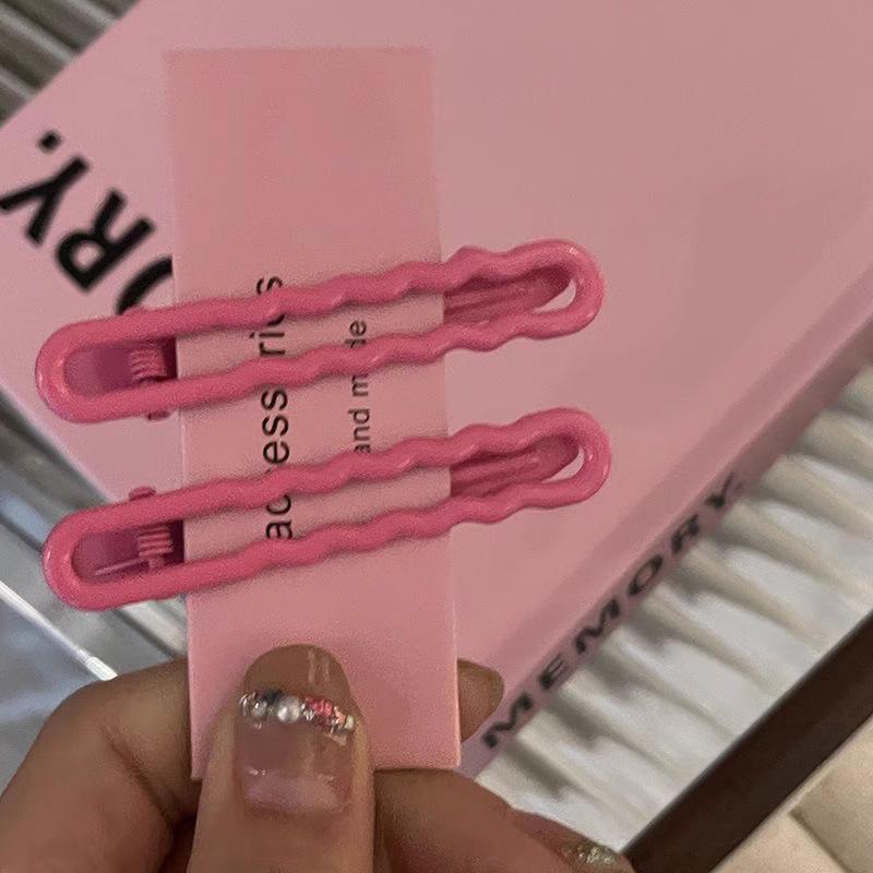 Product Introduction of Kẹp Tóc Kim Loại, Màu Pastel Dễ Thương, Kẹp Tóc Mái, Phụ Kiện Tóc, Kẹp Một Đường 12