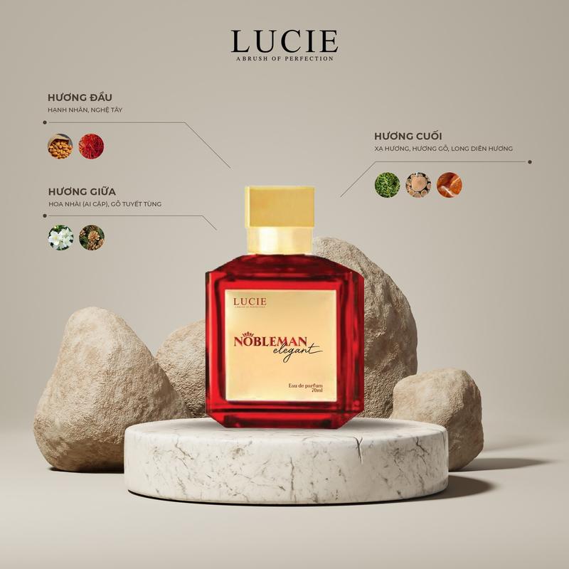 LUCIE Perfume- Nước hoa Nam Nobleman 70ml hương thơm  Sang trọng, Nổi bật, Thu hút, lưu hương dài lâu