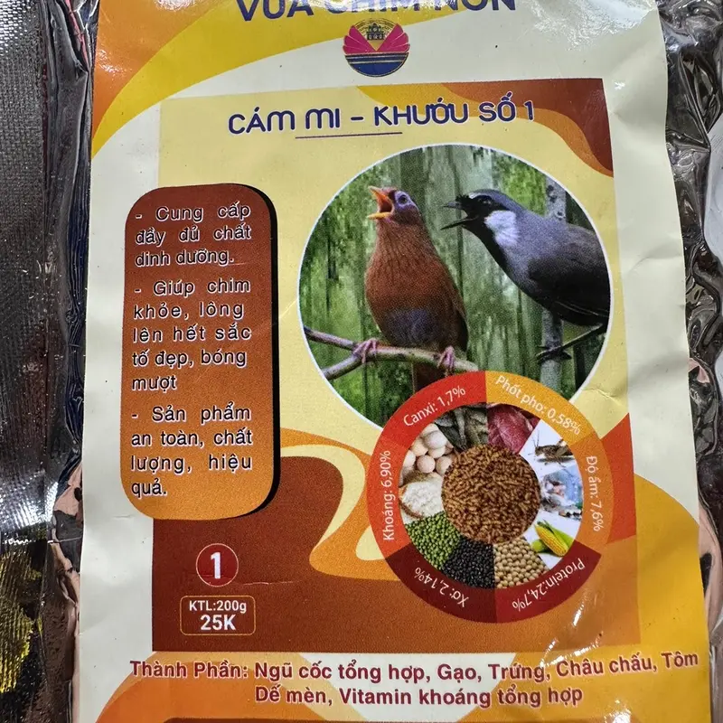 Cám cho chim họa my- cho chim khướu  . Số 1 1