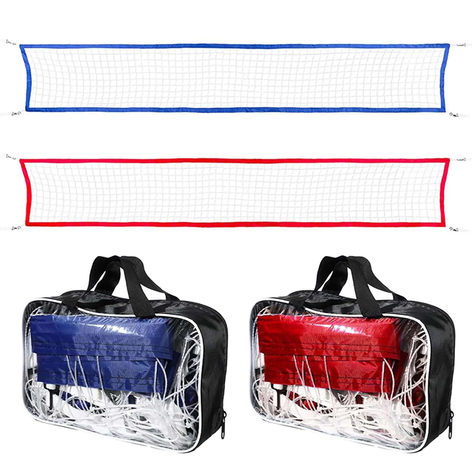 Swazsdk Pool Volleyball Net Replacement Portable 15 x 3ft Volleyball Net for Adult Water Game Outdoor Backyard Swimming Pool Beach Party