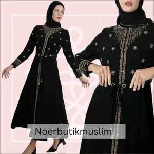 Hikmat Fashion Original A3099 Abaya Hikmat noerbutikmuslim