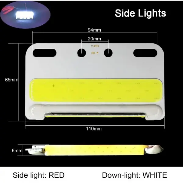 Bóng đèn LED cho ô tô / xe tải, 12V-24V 8
