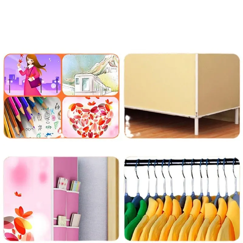 Tủ Vải để quần áo, Tủ khung thép 3D 1 buồng kích thước 60x160x40 cm lắp ghép dễ dàng tudung  quanao tủ  giấy 7
