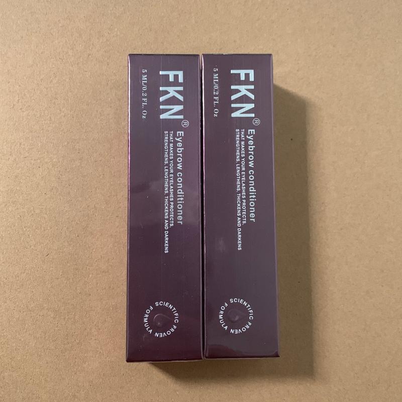 2 CÂY DƯỠNG MÀY FKN (dung tích 5ml/cây, Màu Tím) dạng Serum, hỗ trợ mọc dày, đen rậm sợi mày, dài sợi mày nuôi dưỡng chắc khỏe Mỹ Phẩm 2