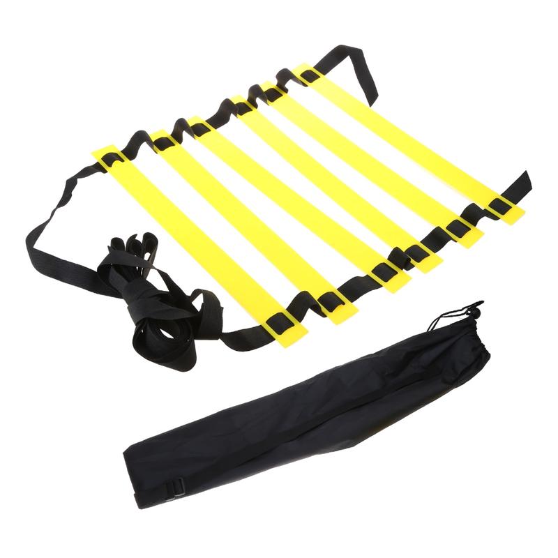 Agility Speed Ladder Soccer Football Flexibility Training Ladder and Carry Bag for Kids Adults Sport Equipment Set 6
