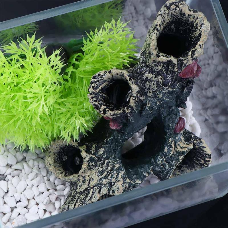Product Introduction of Resin Ornament Fish Rest Fish Tank Decor Aquarium Decoration Pet Supplies Rockery Mountain Landscaping Accessories Fish Tank Landscape Rockery Ornaments 16