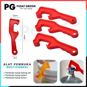 Alat pembuka kaleng ember cat cocok untuk membuka tutup galon bahan plastik can opener serbaguna membantu buka tutup ember