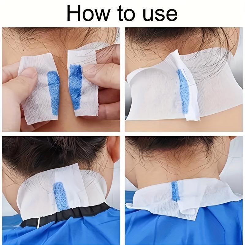 Disposable Barber Paper Neck Strips, Hairdressing Stretchy Wrap & Neck Paper Tissue Roll for Salon Haircut Styling Coloring Spa Massage, Durable Neck Patch, Neck Care Paper 4