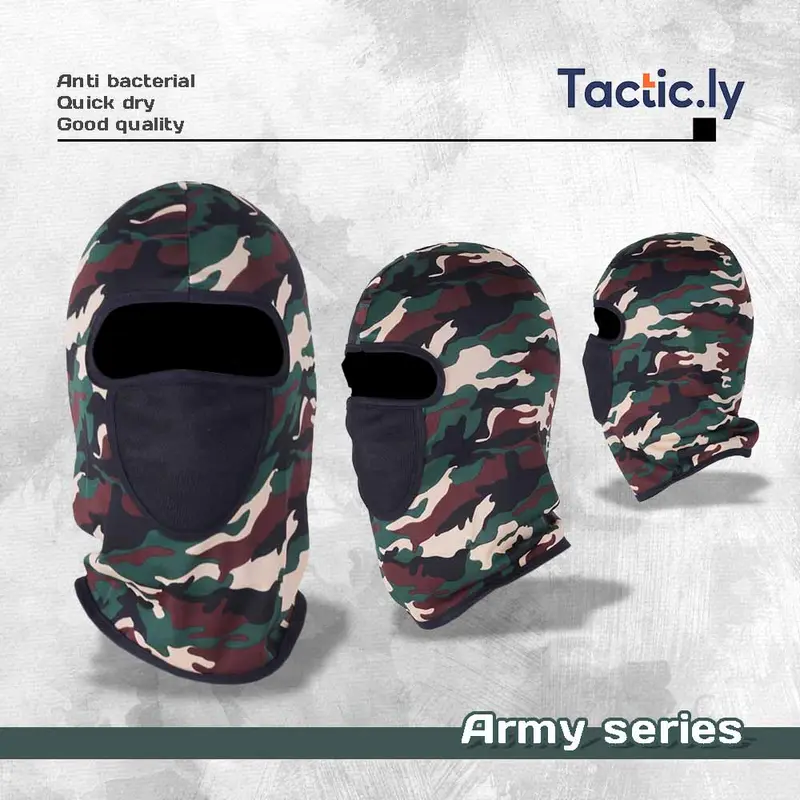 Masker Buff Pria Full Face Masker Ninja Motif Army Casual Katun COD 1