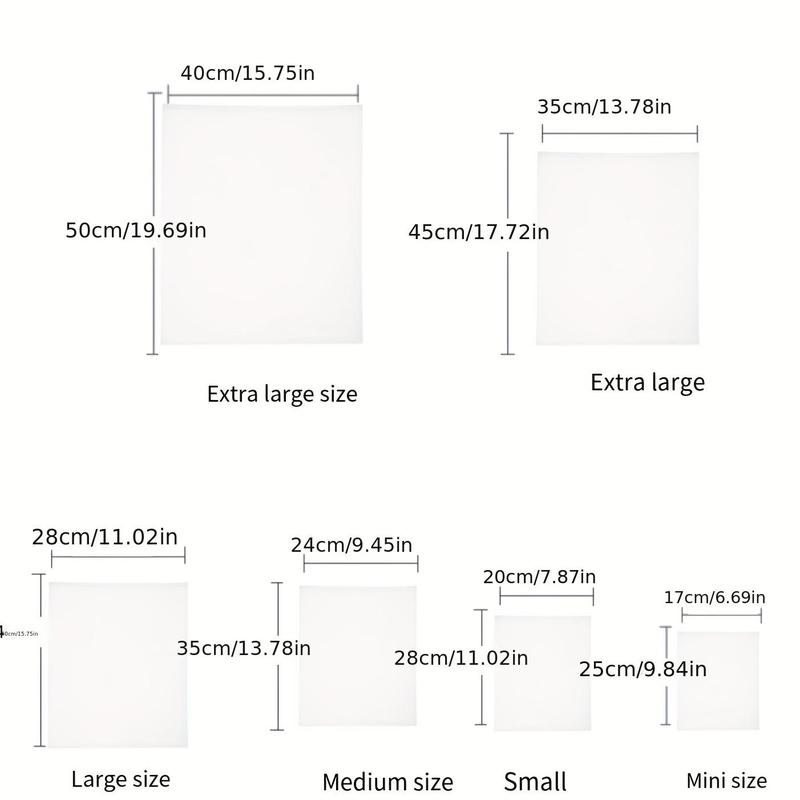 Product Introduction of Travel Shirt Packaging Bag Set, 10pcs Transparent Zipper Clothing Storage Bag for Jeans, Pants & T-shirts, Travel Accessories, Household Storage Organizer, Travel Essentials 6