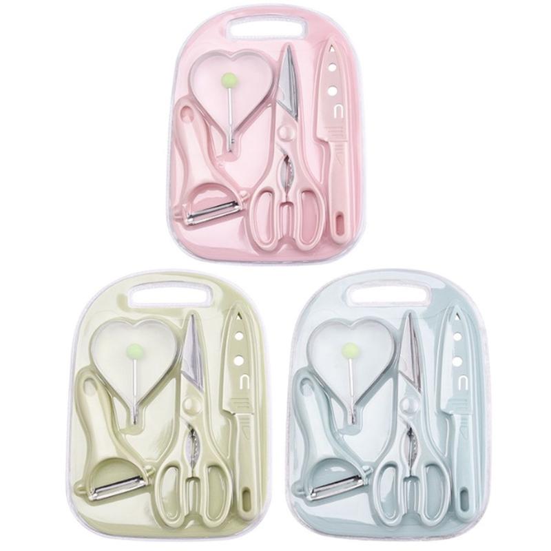 Bộ Dao Thớt Chế Biến Ăn Dặm Cho Bé 5 Chi Tiết Shopmegold1 Bộ Dụng Cụ Chế Biến Đồ Ăn Dặm Cho Bé Kem Voi