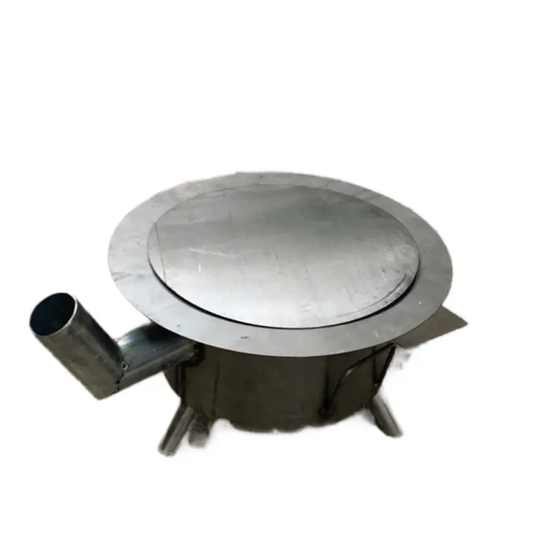 Bếp Tròn Chống Đen Nồi C43 + Chất Liệu Thép Liên Xô Bền Đẹp - Đủ Phụ Kiện Đi Kèm Camping