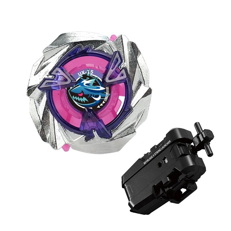 Beyblade X UX-15 Shark Scale ไจโร บูสเตอร์ ปั่น ของเล่น ท็อปการต่อสู้โลหะ ของขวัญคริสต์มาส สำหรับเด็