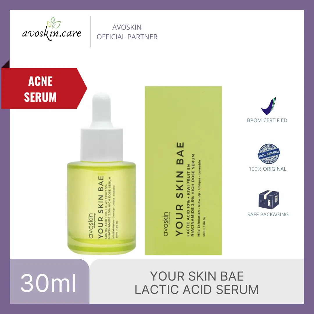 Avoskin Your Skin Bae Lactic Acid 10% + Kiwi Fruit 5% + Niacinamide 2,5% High Dose Serum