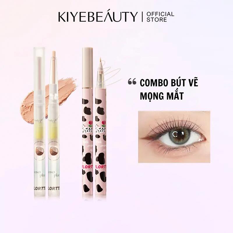 Combo Bút Vẽ Bọng Mắt Chống Thấm Nước Lâu Trôi Siêu Mịn Chất Lượng