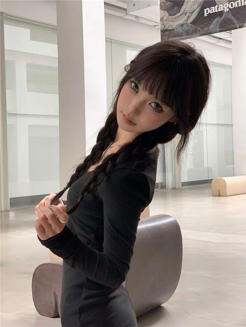 Product Introduction of American Style Sexy Hot Girl Long Sleeve Zipper Jumpsuit Women Spring New Elegant High Waist Slim Fit Flattering Shorts 7