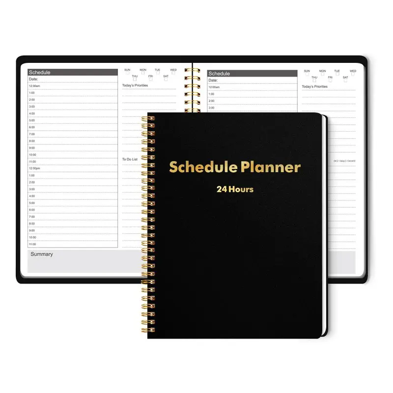 B5 Schedule Planner with Sticker, 1 Count Daily Planner Notebook, To Do List Notebook, Productivity Planner, Office Stationery & Supplies 4