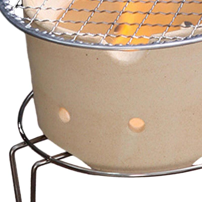 Product Introduction of Small Charcoal Grill BBQ Grill Durable Tabletop Grill Barbecue Stove Camping Stove for Outside Backyard Patio Camping Picnic 1
