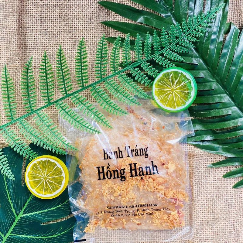 Bánh tráng xike muối tỏi Hồng Hạnh