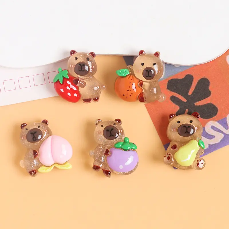 Combo 100 túi mù Capypara nâu. Dạ quang phát sáng trong bóng tối. Size 2 - 3 cm . Mô hình đồ chơi, Trang Trí, decor phòng, Phong Cảnh DIY Phụ Kiện túi mù Đồ Chơi Toy tui mup 0