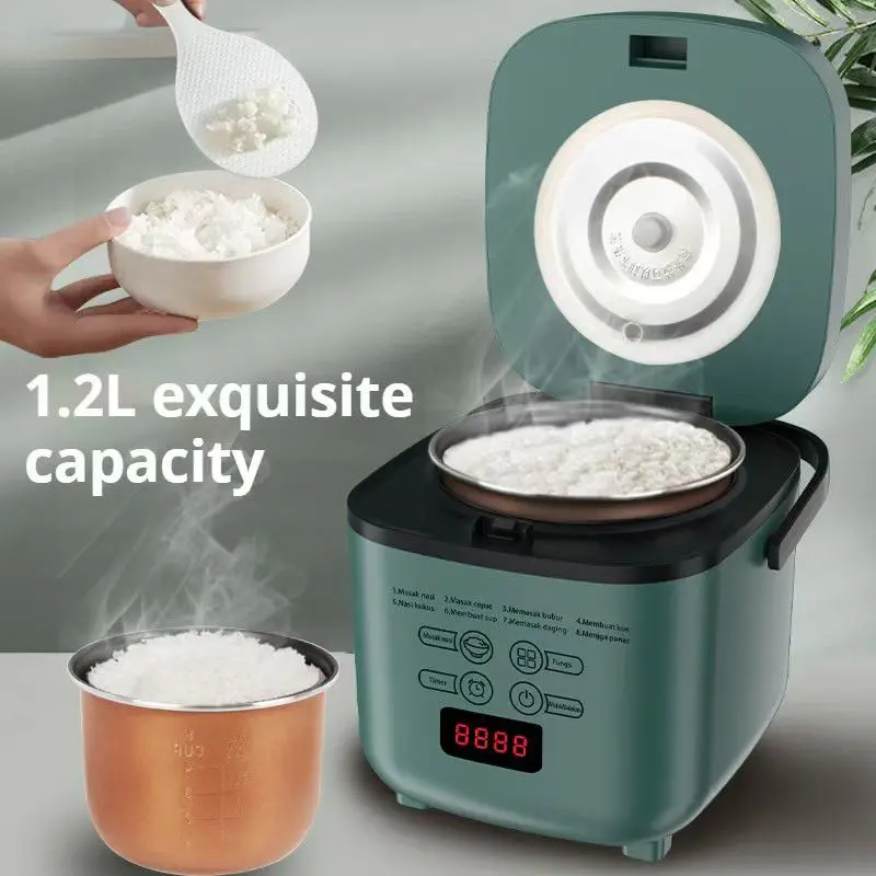 ORCHID - Rice cooker portable non-stick travel version mini 0.8L keep warm function