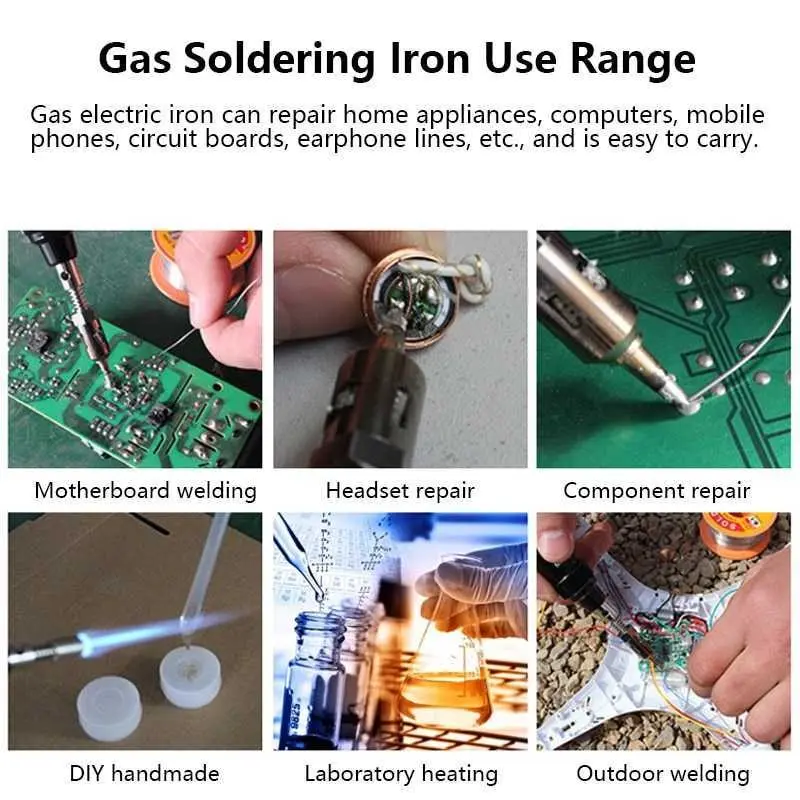 Taffware Solder Gas Butane Portable Iron Pen - MT-100 4
